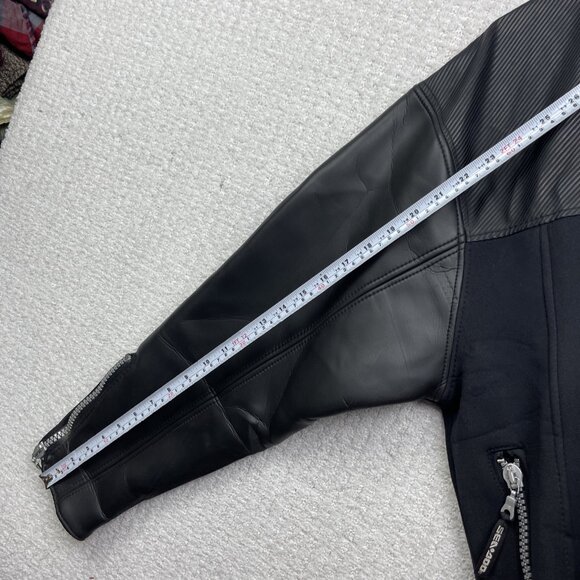 VTG Sea-doo Bombardier Racing Biker Neoprene Jacket Quilted Black Men S Jet Ski - Picture 10 of 14